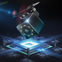 Cámara Trasera Para Coche Con Visión Nocturna 8/12 LED Monitor De Parkings Automáticos HD CCD Impermeable Para Video De Conducción - details 0