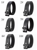 Cinturón De PU Para Hombres Y Mujeres Sin Hebilla Que Se Puede Cambiar Con Diversos Patrones Multicolor Ancho 3.8 Cm - details 1