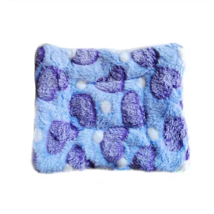 Cama De Algodón Fleece Para Pequeños Animales Invierno Cálido Surtido De Colores Hamster Conejo Erizo Chinchilla Accesorios De Jaula - 1