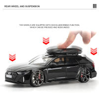 Audi RS6 Avant Estación Wagón Grande 1:18 Coche De Escala De Metal Con Sonido Y Luz Modelo Colección Juguete Para Niños Vehículo Regalo - details 8
