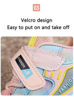 Zapatos De Moda Para Niñas Tenis Deportivos Transpirables Para Escuela Y Verano Suela De EVA Talla True Fit Material De Suela PU - details 4