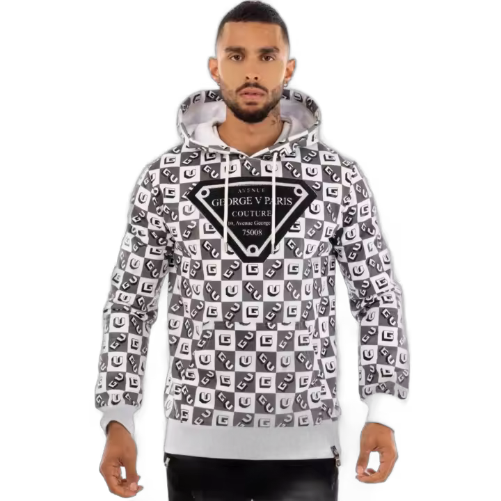 Avenue George V Sudadera George V Paris Couture Logo Blanco - 1
