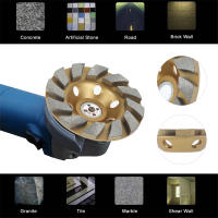 Discusión De Enchufe De Diamante De 4 Pulgadas Para Máquina De Molienda Con 6 Orificios Herramienta De Corte De Cerámica Y Piedra De Granito Para Metalworking - details 6