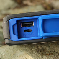 Bateria Externa 26800 mAh, Banco de energía solar, USB C, batería solar, 4 puertos USB, batería solar, 36 linternas LED, batería solar, resistente al agua, para exteriores, iPhone Samsung (azul) - details 6