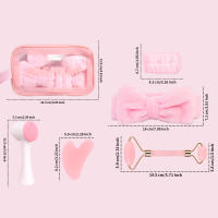 Juego De 7/5/4PCS Limpieza Facial Y Masaje Para Mujeres Conjunto Esencial De Cuidado De La Piel Regalos De Navidad Para Madres Y Damas - details 10