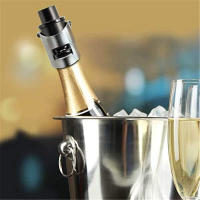 Tapa De Vino De Acero Inoxidable Para Champagne Recipiente Aislador De Bebida Tapa De Botella De Champagne Reutilizable Eco-amigable - details 8