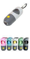 Dispensador De Bolsas De Basura Para Perros LED De Biodegrado Portátil Para Exteriores Accesorios De Limpieza Para Mascotas Gatos Y Perros - details 14