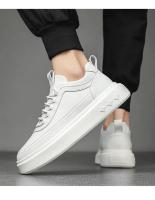 Zapatos Deportivos Para Hombre De Cuero PU De Alta Calidad Con Plataforma Casual Moda Comodidad Tenis Zapatos Vulcanizados - details 11