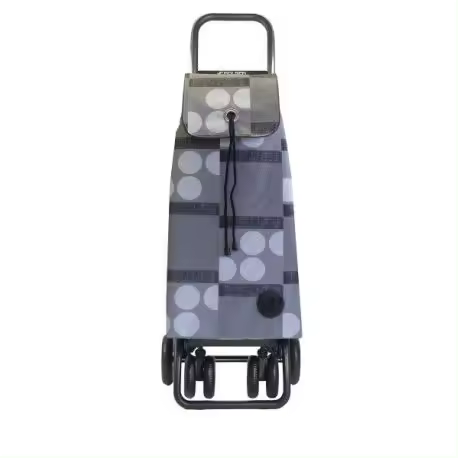 STARLE -ROLSER Carro de aluminio de 4 ruedas, 2 giratorias. Doble sistema de plegado. Pieza adaptable al carro del supermercado. Bolsa de gran capacidad,doble bolsillo interior y bolsillo trasero con cierre de cremallera. - 1