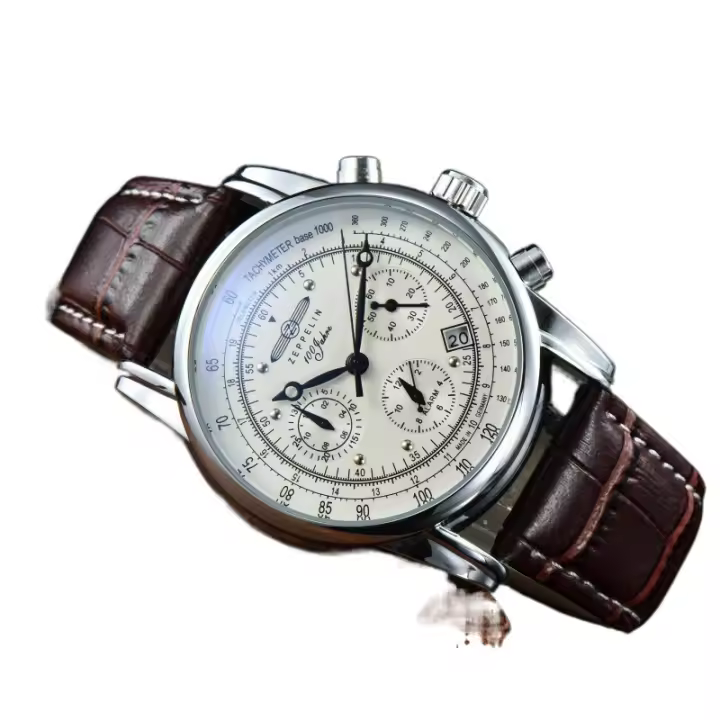 New Zeppelin Men Watches Waterproof Luminous Top Brand Luxury Leather Casual Sports Quartz Wristwatch Military Man Watch for Men - 1