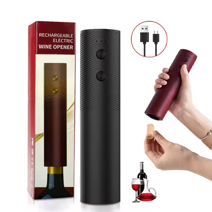 Abreventanas Eléctrico Recargable Automático Con Botón De Un Click Herramientas De Vino Para Cocina Productos De Mesa Sin Ingredientes Químicos De Origen China - 1