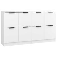 vidaXL Aparadores 2 uds madera contrachapada 60x30x70 cm Mueble de Almacenaje de Salón, Buffet para salón, Armario Auxiliar, Armario de Almacenamiento - details 1