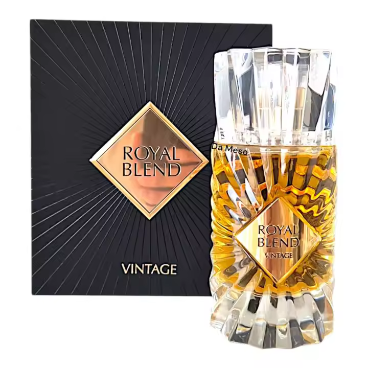 Royal Blend Vintage Eau de Parfum 100ml – Perfume Árabe Unisex con Notas Ambaradas, Especiadas y Amaderadas – Fragancia Elegante, Intensa y de Larga Duración - 1