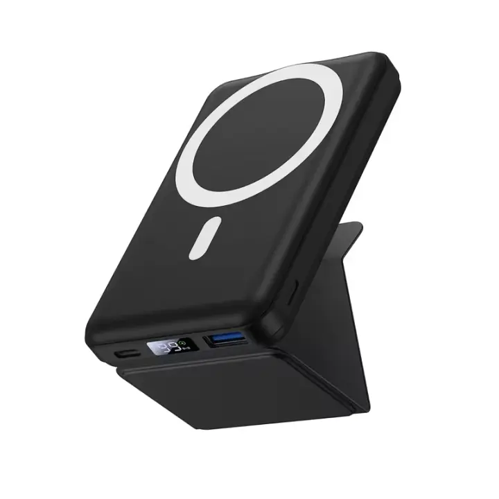 PowerBank 13000mAh, Bateria Externa Magnético Inalámbrico, Bateria Portatil Carga Rapida 22.5W Plegable, Powerbank USB-C Compatible con MagSafe iPhone 14/13/12/Pro/Pro MAX/Mini - 1