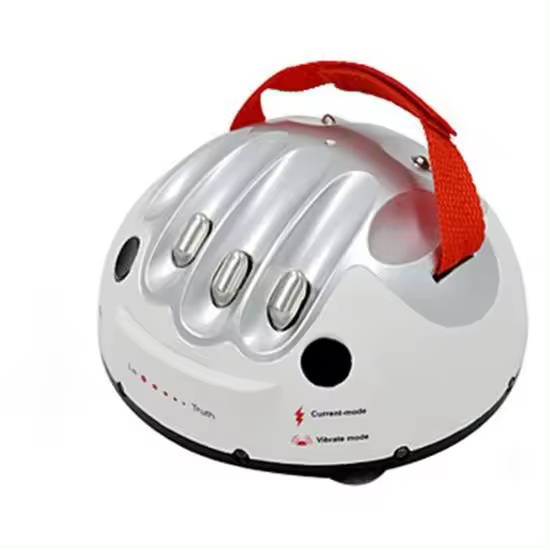 Detector de mentiras con descarga eléctrica, juego complicado, prueba divertida con múltiples imágenes, juego de verdad o reto, consola analizadora para fiestas, regalo - 1