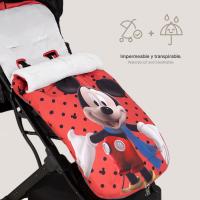 Saco de Invierno Universal para Silla de Paseo Mickey Mouse, Desmontable con Cremallera, Impermeable y Transpirable, Ajustable y Fácil de Limpiar, 94 x 44 cm - details 0