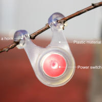 10Pcs Luces Colgantes LED Impermeables Para Acampar Cadena De Luz Portátil Accesorios De Camping Protección De Cuerda De Tenda - details 0