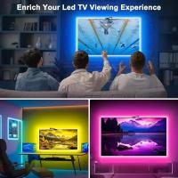 Tira De Luces LED Inteligente Con Cámara RGBIC USB Iluminación De Pantalla De TV Sincronización Con App Música DIY Decoración Para Sala De Estar - details 5