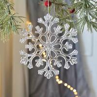 Adorno De Navidad De Acrílico En Forma De Árbol De Navidad Campanas Estrella Y Copos De Nieve Para Decoración De Habitaciones Y Hogar - details 6