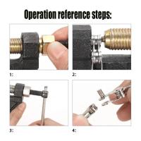 Herramienta De Reparación Para Motocicleta Y Bicicleta Universal Herramienta De Desmontaje De Cadena De Acero De Carbono Splitter De Enlace Remover De Bisagra Cutter De Cortador Para ATV - details 11