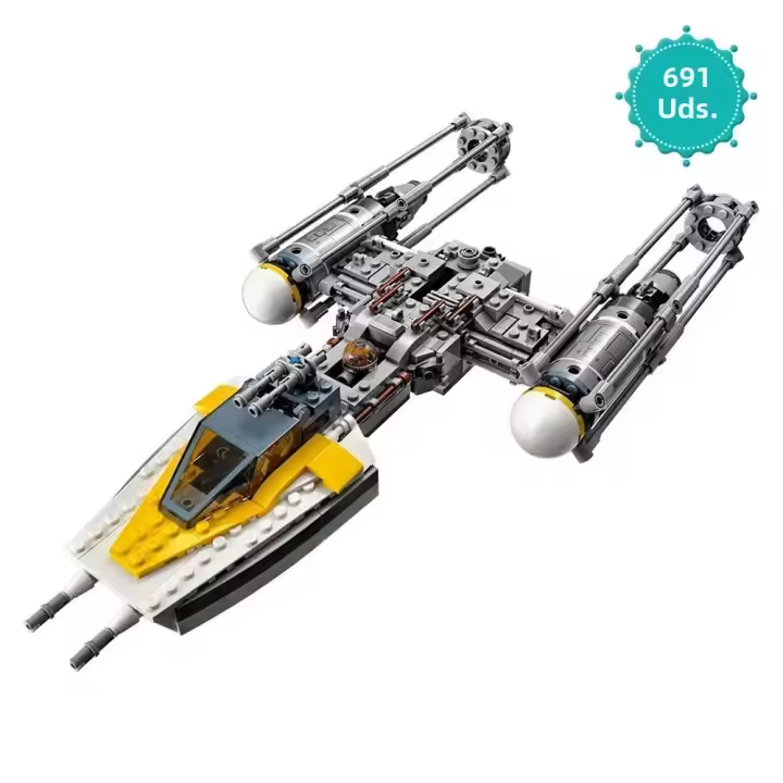 Interstellar Series Y-Wing Fighter Building Blocks Set 691pcs Juguetes De Modelos De Aviones Para Niños Regalo De Cumpleaños Ideal Para Niños Mayores De 14 Años - 1