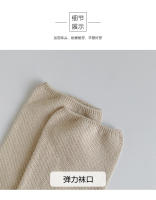Calcetines Largos De Piel De Rodilla Para Mujer Estilo Japonés Nuevos Para Otoño E Invierno Tejidos En Espandex Y Algodón Con Rayas Doble Agujero Para Calor - details 12