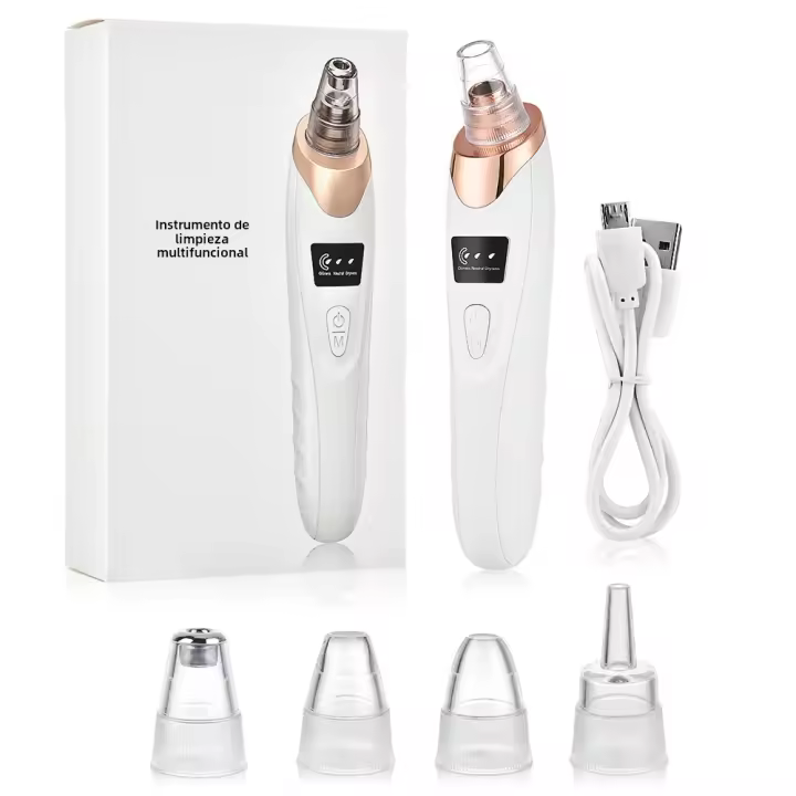 Limpieza Profunda Facial Con Aspiradora De Puntos Negros Eléctrica Máquina De Cuidado De La Piel Recargable Para Eliminar Blackheads Y Manchas En La Piel - 1