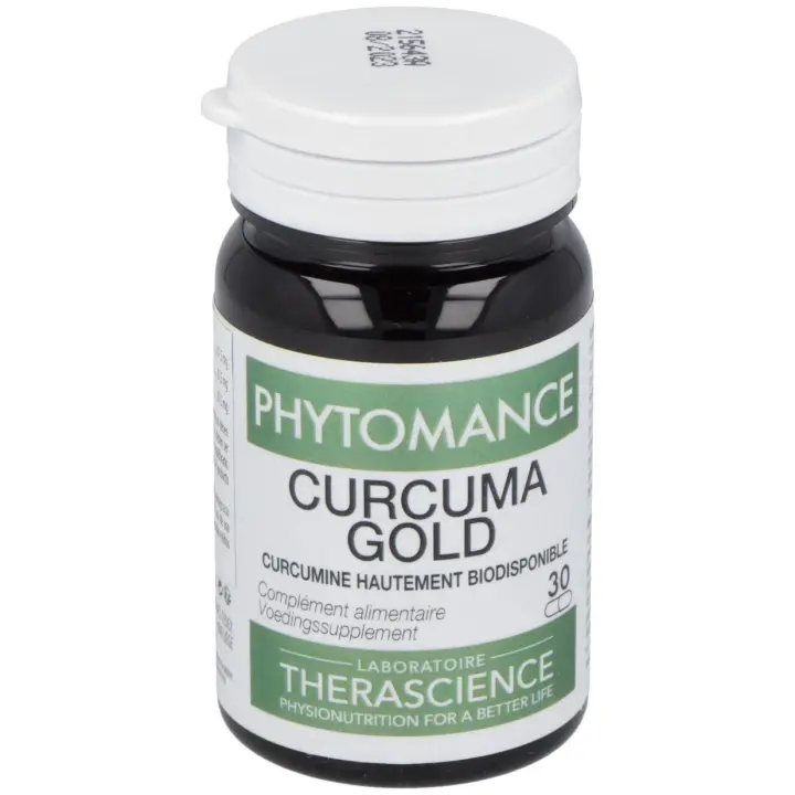 Therascience Phytomance Curcuma Gold 30 Cápsulas - 1