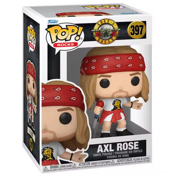 Figura Pop Guns N Roses Axl Rose-Figura de Vinilo Coleccionable - Idea de Regalo- Mercancia Oficial - Juguetes para Niños y Adultos - Movies Fans - Muñeco para Coleccionistas y Exposición - 1
