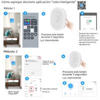 Lámpara De Pared Inteligente LED WiFi Tuya Con Sensor De Movimiento PIR Luz Nocturna Blanca Cálida Y RGB Control Remoto Por App Compatible Con Alexa Y Google Home - details 13