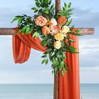 10pc Plantas Artificiales De Sauce Verde Hojas De Eucalipto Falsas Ramas De Flores Para Decoración De Hogar Y Bodas - details 4