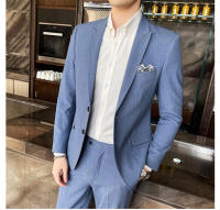 Traje De Boda Para Hombre 2025 Moda Elegante Conjunto De Dos Piezas Ajustado M-4XL Pantalones De Banquete Todo En Uno - details 19