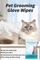 6pcs/bag Almohadillas De Limpieza Para Mascotas Para Gatos Y Perros Toallitas Desodorantes Para Limpieza Y Baño De Animales - details 0