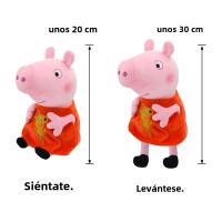 Juego De 4 Piezas De Peluches Peppa Pig Original Con George Dinosaur Teddy Bear Y Oso Rosa Muñeco De Decoración De Fiesta Regalo Para Niños - details 10