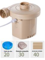 Bomba De Aire Eléctrica Portátil 2000mAh Recargable Por USB Para Inflar Y Deflar Flotadores De Piscina Y Camas De Aire Con Almacenamiento Vacío - details 4