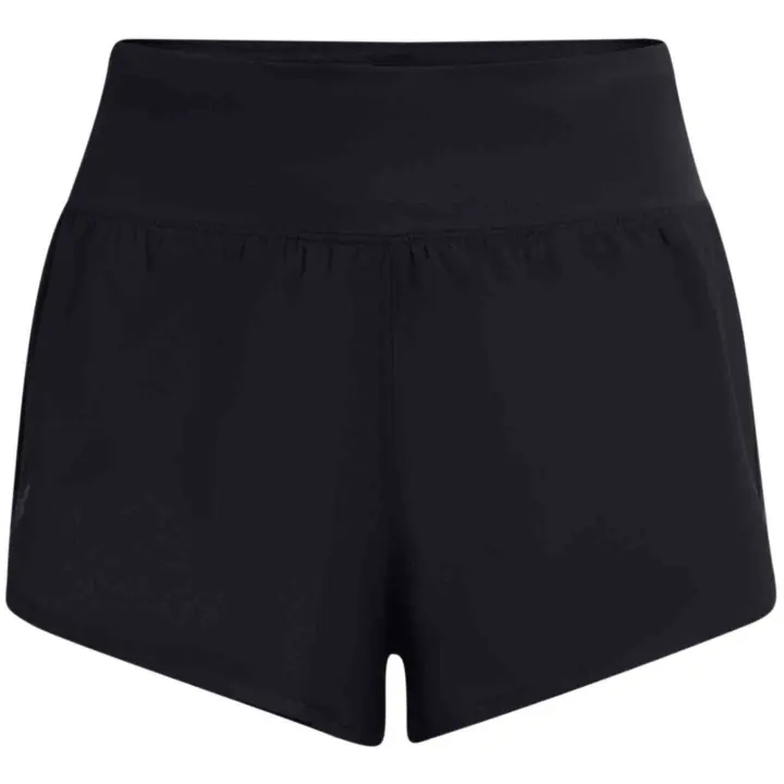 Pantalon Corto Under Armour Fly By Elite 3 para mujer en color negro - 1