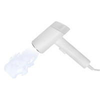 Plancha vertical Jocca de mango plegable y calentamiento rápido.  Ideal para viajes.  Cepillo de prendas delicadas, compacto y portátil para planchar directamente en la percha. Vapor continuo: 23g/min, depósito de agua: 150ml y potencia: 1000-1200W. - details 1