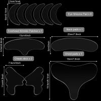 Almohadillas De Cuidado De La Piel Reutilizables Antiarrugas Para Ojos Y Frente De Silicona Médica Grado 100% Levantamiento Facial Invisible - details 7