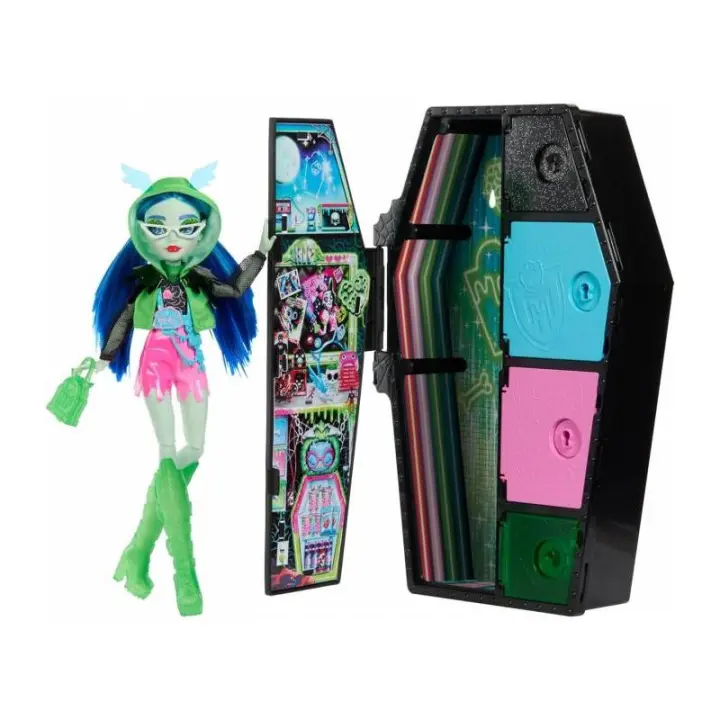 MONSTER HIGH SKULLITIMATE GHOULIA SECRETS NEON FRIGHTS DE MATTEL - 1