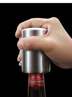Abrebotellas automático - Sacacorchos de metal premium sin marcas, innovador abridor de cerveza de acero inoxidable y regalo - details 2