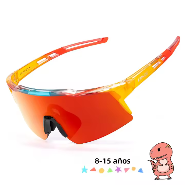 Gafas De Sol Deportivas Para Niños Kapvoe Photochromic UV400 Protección Solar Para Ciclismo Patinaje Y Actividades Al Aire Libre Gafas Para Niños Y Niñas - 1