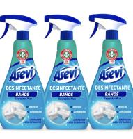 ASEVI- Pack 3 Desinfectante Baños Asevi Limpiador desinfectante antical para baños Elimina gérmenes y bacterias, 720 ml - details 0