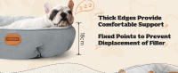 Nobleza - Cama Perro Gato Pequeños, Cama Lavable para Mascotas, Sofá Cama Redonda de Perros Antideslizantes y Antiestres - details 1