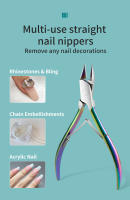 Aguja De Manicura De Acero Inoxidable Para Eliminar Diamantes Y Piedras Preciosas Herramienta De Remoción De Uñas Tijeras De Cadena - details 2