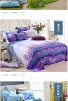 Juego De Sábanas Y Fundas Para Almohadas De Algodón 3 Piezas Textil Doméstico Estilo Pastoral Sábanas Planas Y Fundas Para Almohadas De 90gsm 100TC - details 15