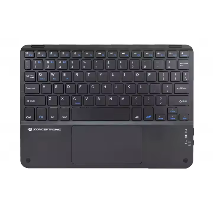 Conceptronic - TOBIN01BUS teclado Universal Bluetooth QWERTY Inglés de EE. UU. Negro TOBIN01BUS - 1