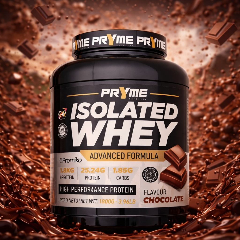 PROTEÍNA ISOLADA 84% ALTA PUREZA | Ganancia Muscular y Recuperación | 1.8kg | Entrenamiento fuerza y Fitness