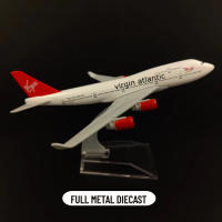 Replica De Avión Metálico a Escala 1:400 Timo'z Boeing Airbus Virgin B747 Modelaje Miniatura Para Coleccionistas Y Juguetes Para Niños - details 1