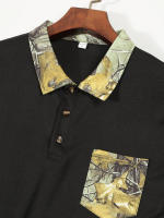 Camisa Polo De Verano Para Hombres Con Bolsillos Y Estampado 3D Cómoda Y Deportiva Para Golf Y Tiempo Caliente Tops De Manga Corta Estilo Casual - details 6
