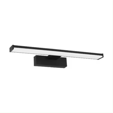 Aplique de Baño para Espejo LED Eglo Pandella 1 Negro Luz Neutra 7W - 1